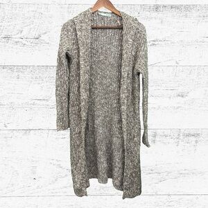 Maurices Heathered Gray Open Front Cardigan